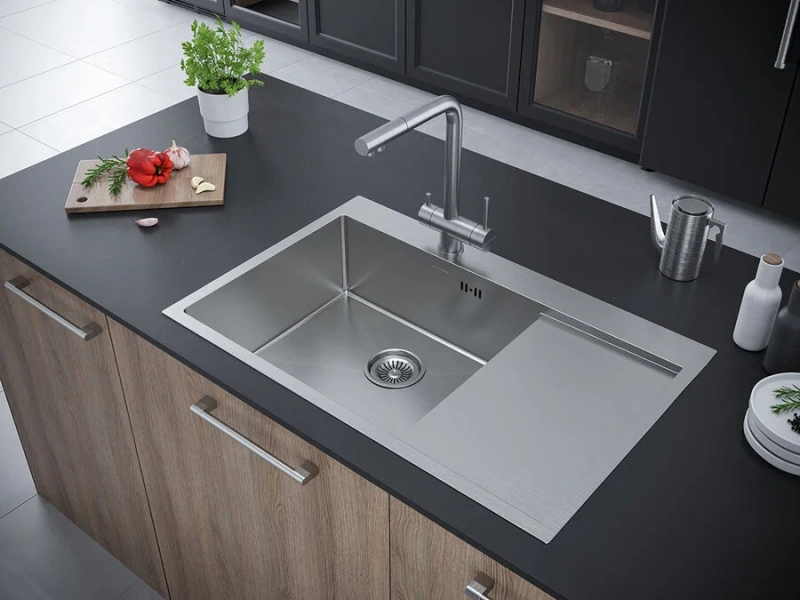 Мойка для кухни Paulmark Atlan PM217851 78 см прямоугольная - фото 4