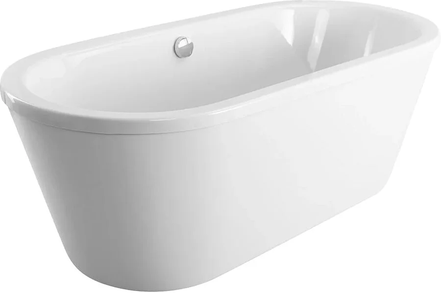 Ванна акриловая Art&Max Forli 175 x 80 см, с каркасом, белый, AM-FORLI-1700-800 - фото 1