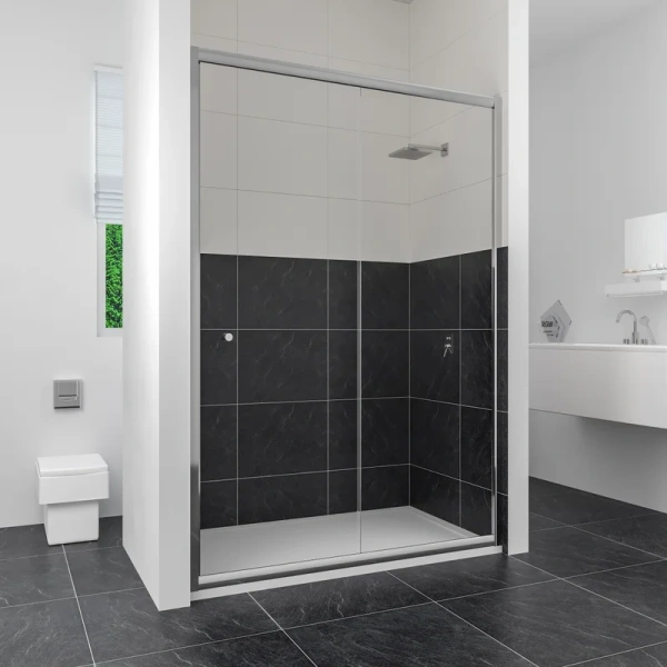 Душевая дверь в нишу RGW Classic CL-12 120 см профиль хром - фото 1