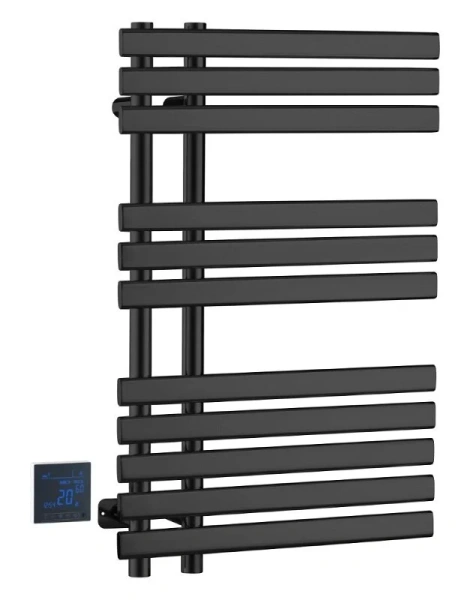 Полотенцесушитель электрический Boheme Venturo 50x80 см черный - фото 1