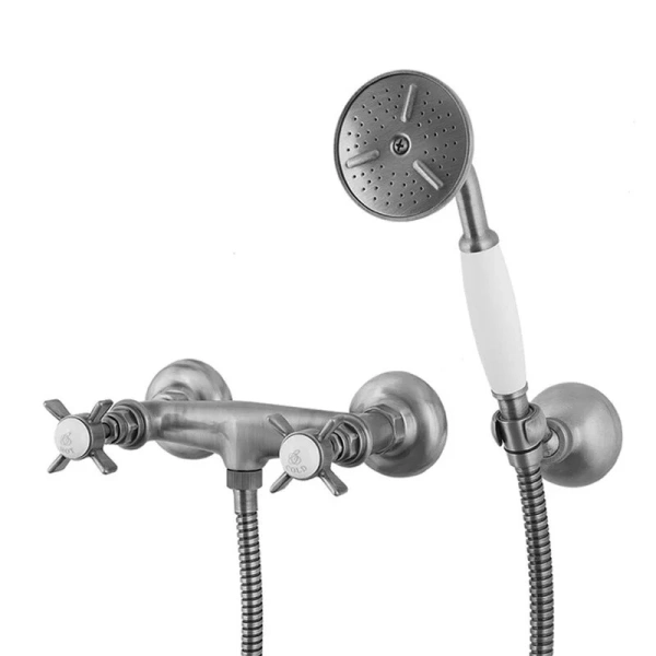 Смеситель для душа Caprigo Bristol 21-015-crm, с душевым гарнитуром, хром (УК007587) - фото 1