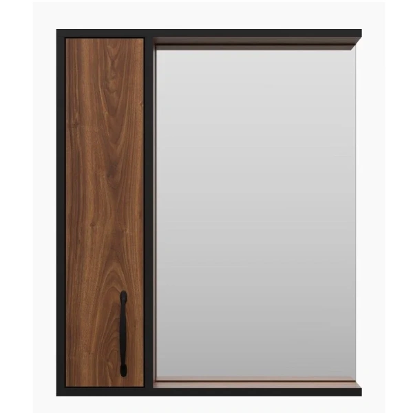 Зеркальный шкаф Misty Кедр 60 см правый - фото 1