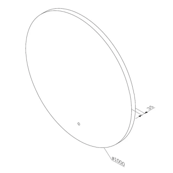 Зеркало с подсветкой Am.Pm X-Joy 100 см с ик-сенсором - фото 2