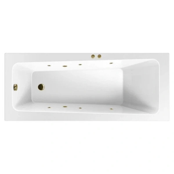 Ванна гидромассажная Excellent Ava Soft 160 x 70 см, белый/бронза, WAEX.AVA16.SOFT.BR - фото 1