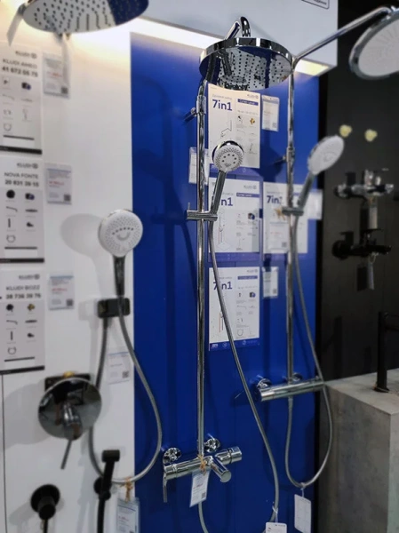 Душевая стойка Kludi Logo Neo, со смесителем - фото 8