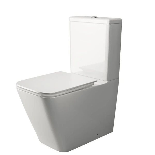 Унитаз компакт Ceramica Nova Cubic безободковый - фото 1