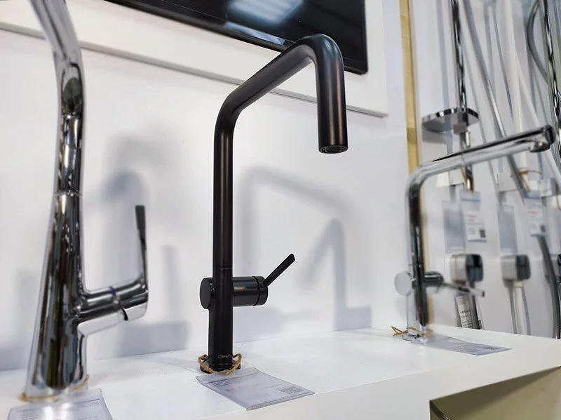 Смеситель для кухни Hansgrohe Talis M54 черный матовый, с 1 монтажным отверстием - фото 9
