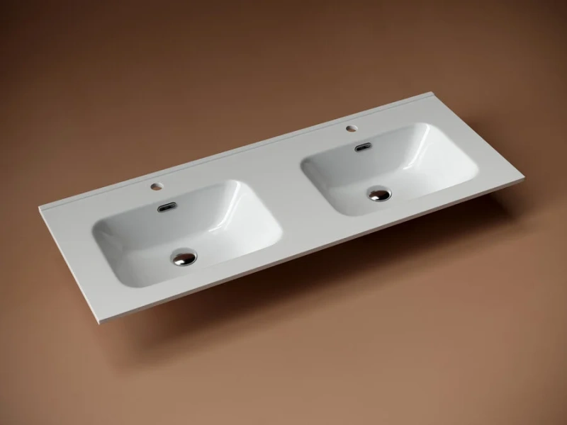 Раковина Ceramica Nova Element CN7004 121 см прямоугольная, встраиваемые (в столешницу), пристенные - фото 3