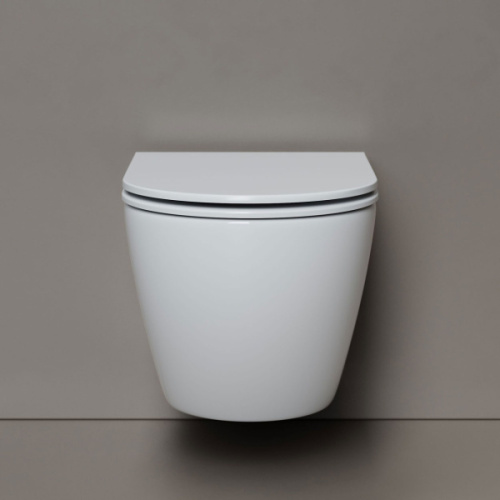 Унитаз подвесной Ceramicanova Whirl сиденье микролифт - фото 3