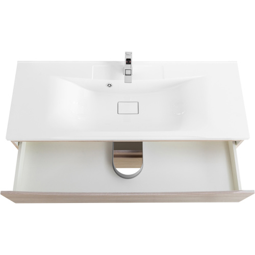 Тумба под раковину подвесная BelBagno Marino 120 см с двумя выкатными ящиками, rovere grigio, 120 см - фото 6