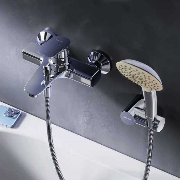 Смеситель для ванны AM.PM Spirit V2.1 с душевым набором - фото 2