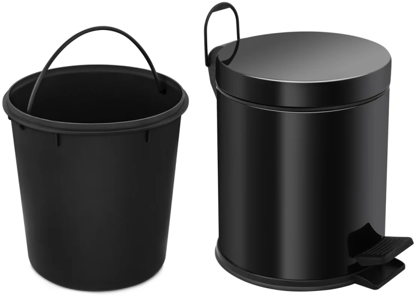 Мусорное ведро Berges черный, черные - фото 3