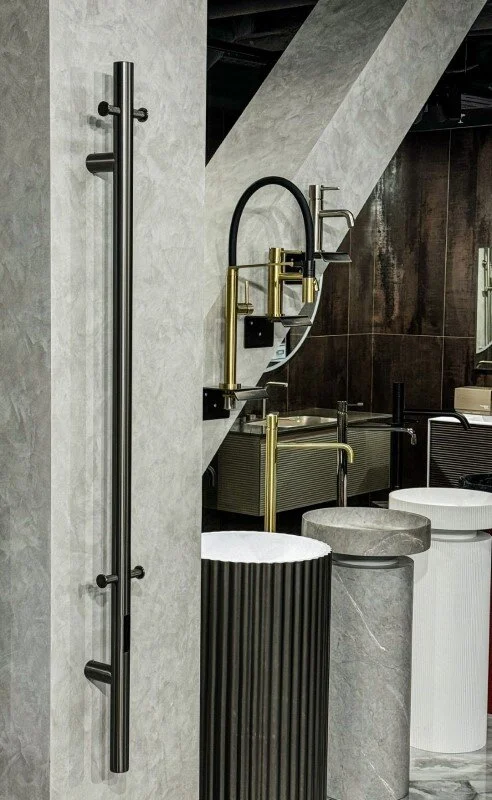 Полотенцесушитель электрический Boheme Uno 12x150 см графит матовый - фото 3