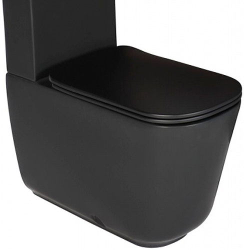 Унитаз компакт Kerasan Tribeca 511731 черный матовый - фото 3