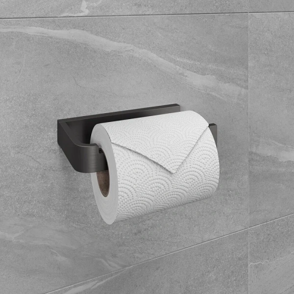 Бумагодержатель Lemark Smooth Line графит - фото 3