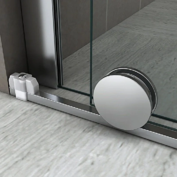 Душевая дверь в нишу Abber Komfort 120 см стекло прозрачное, недорогие, в нишу, стеклянные - фото 5