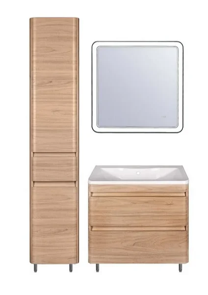 Тумба под раковину напольная Style Line Атлантика Люкс Plus 70 см ясень перламутр - фото 3