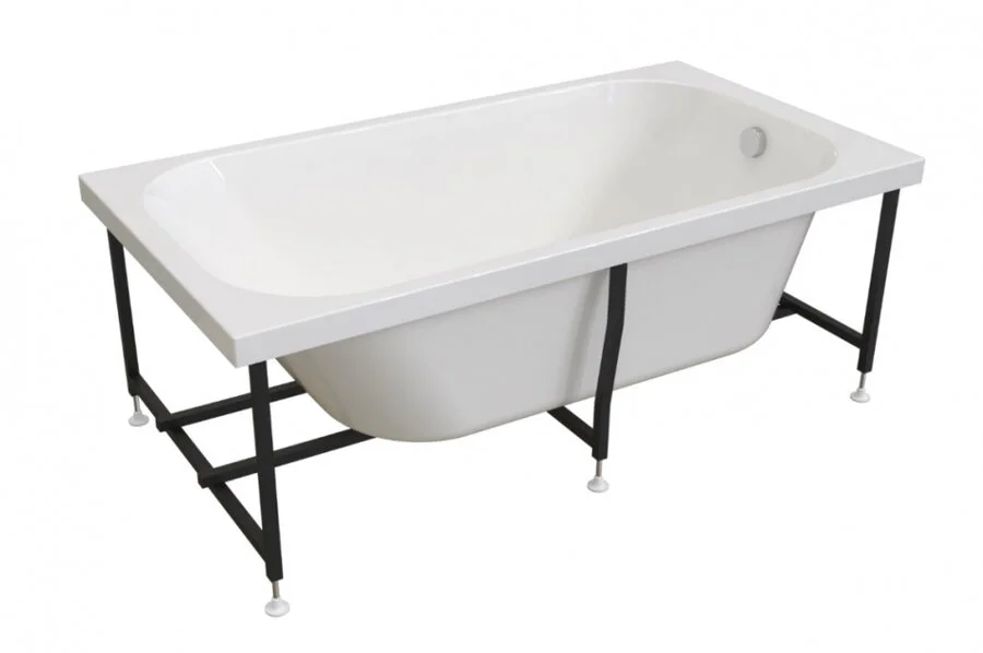 Ванна акриловая Радомир Прованс 170 x 75 см с рамой-подставкой, белая, 1-01-0-0-1-193 - фото 4