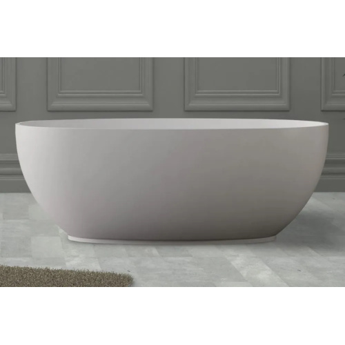 Ванна из искусственного камня Abber Stein 170х78 см белая матовая - фото 2