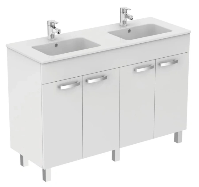 Тумба с раковиной напольная Ideal Standard Tempo E0538 120 см с 4-мя дверцами