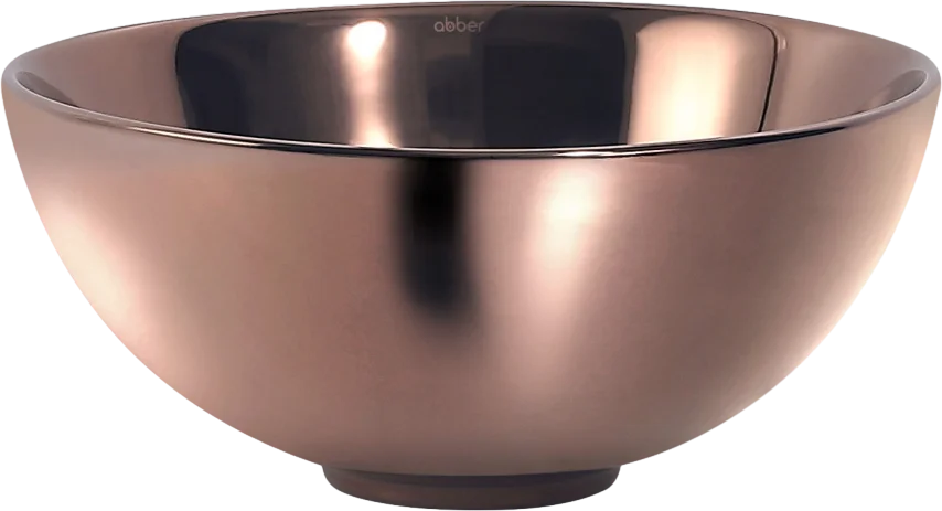 Раковина Abber Bequem 32 см розовое золото, современные, hi-tech - фото 2