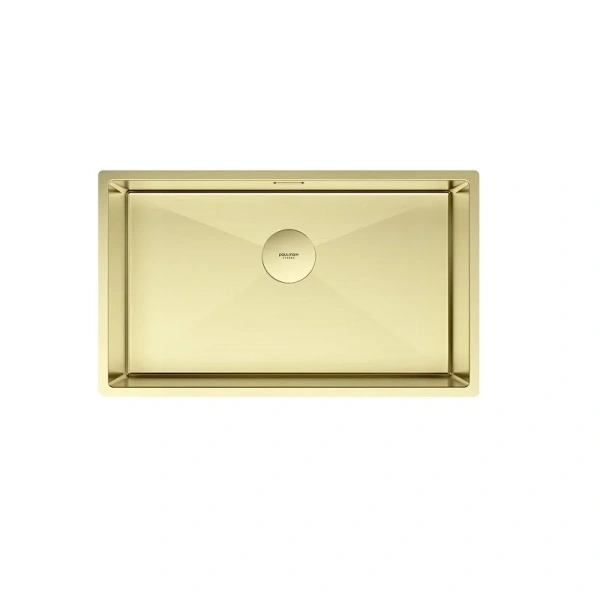 Мойка для кухни Paulmark Next 74 см светлое золото - фото 1
