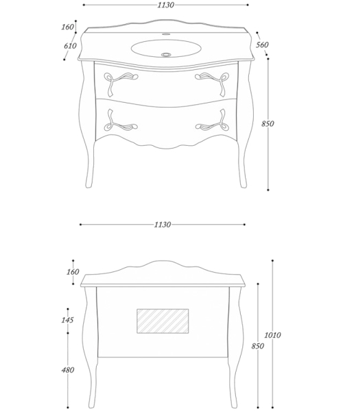 Схема, с бежевой столешницей - фото 10
