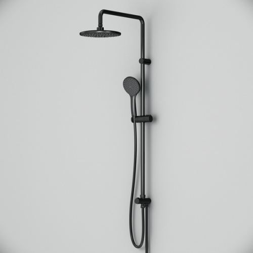 Душевая стойка AM.PM Gem с верхним и ручным душем, черная - фото 2