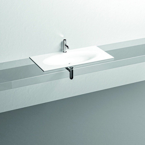 Раковина Kerasan Shape 102 см белая матовая - фото 2