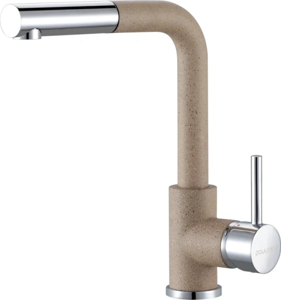 Смеситель для кухни Paulmark Kassel песочный - фото 1