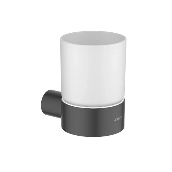 Стакан для ванной Акватек Лира хром - фото 3