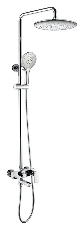 Душевая колонна со смесителем для ванны Bravat RIFFLE F6336370CP-A-RUS - фото 1