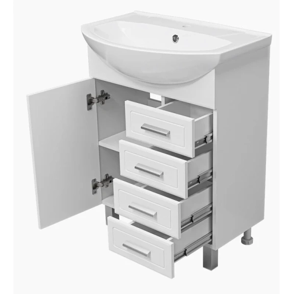 Тумба с раковиной напольная Misty Стелла 65 см, напольная, пристенная - фото 4