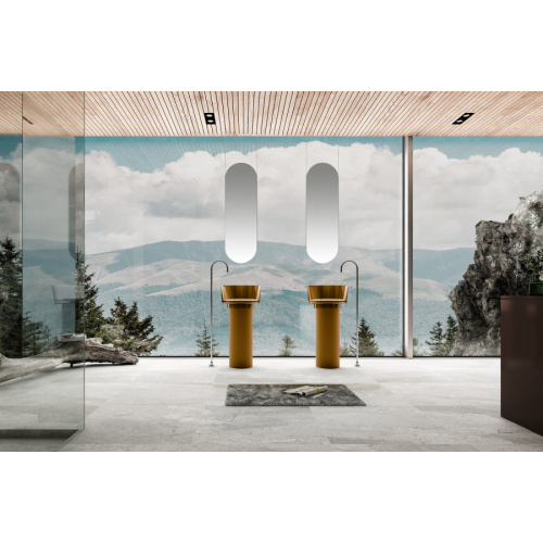 Раковина напольная Abber Kristall оливковая - фото 3