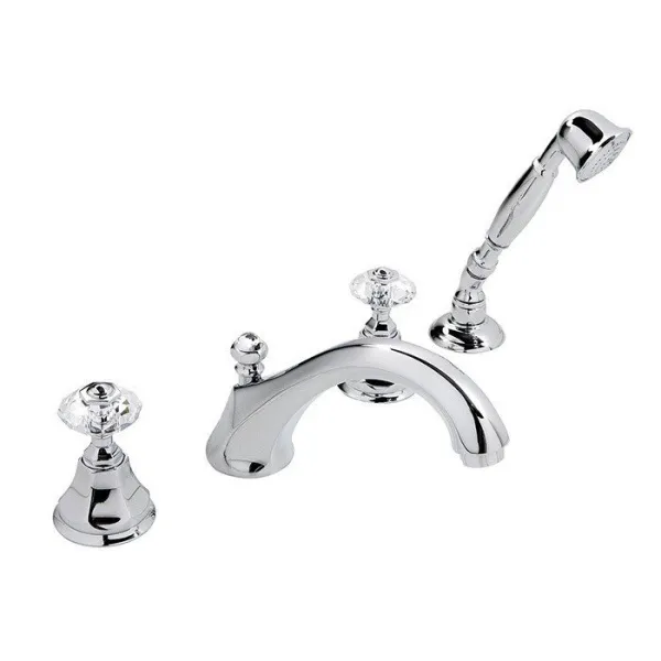 Смеситель для ванны, ручка 15 Crystal Handle, Nicolazzi Teide 1904