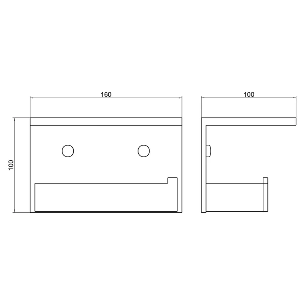 Бумагодержатель Timo Petruma никель - фото 3