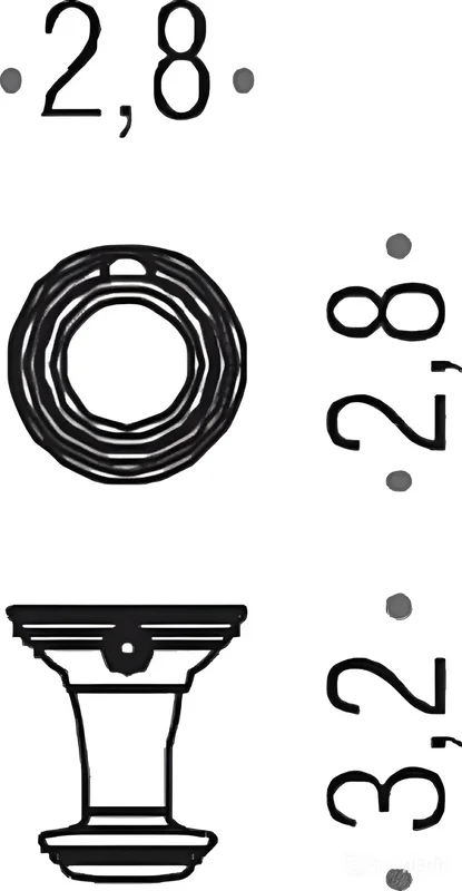 Крючок для ванной Colombo Hermitage античная бронза, классические, ретро - фото 2