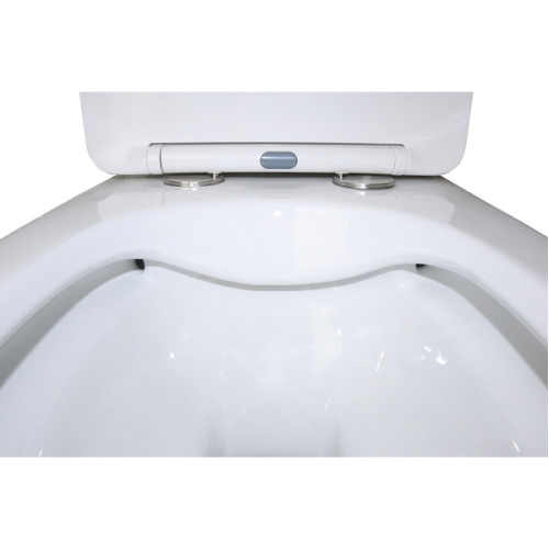 Унитаз моноблок Azario Gressa AZ-1111 с сиденьем, безободковые, сиденье с микролифтом , с антивсплеском, моноблок, низкие - фото 5