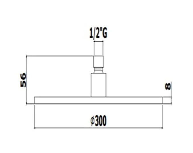 Верхний душ Paffoni Master King черный, верхние души - фото 2
