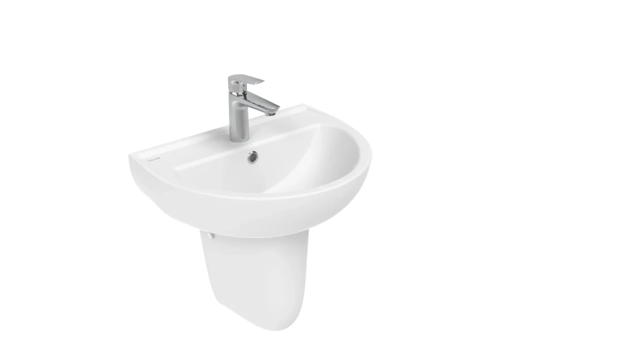 Раковина Creavit Oval 52 см белая - фото 1