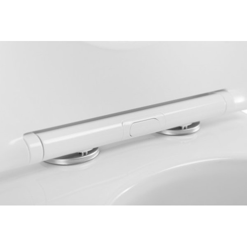 Унитаз напольный BelBagno Sfera-R безободковый, с горизонтальным, прямым выпуском, с прямым выпуском - фото 7