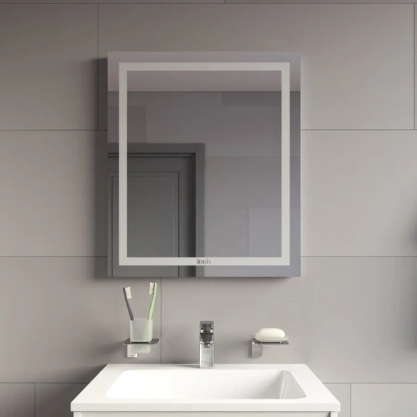Зеркало с подсветкой IDDIS Zodiac 60 см прямоугольное, современные, hi-tech - фото 3
