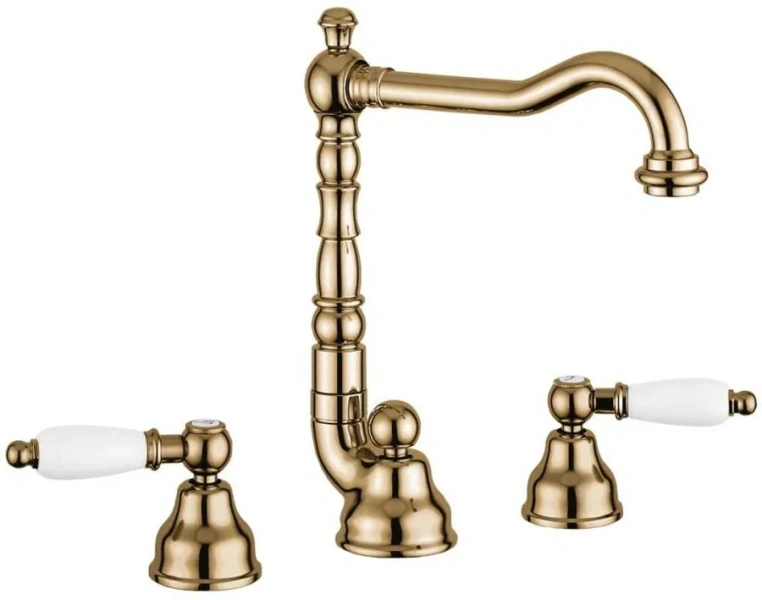 Смеситель для раковины, бронза, Emmevi Deco Ceramic - фото 3