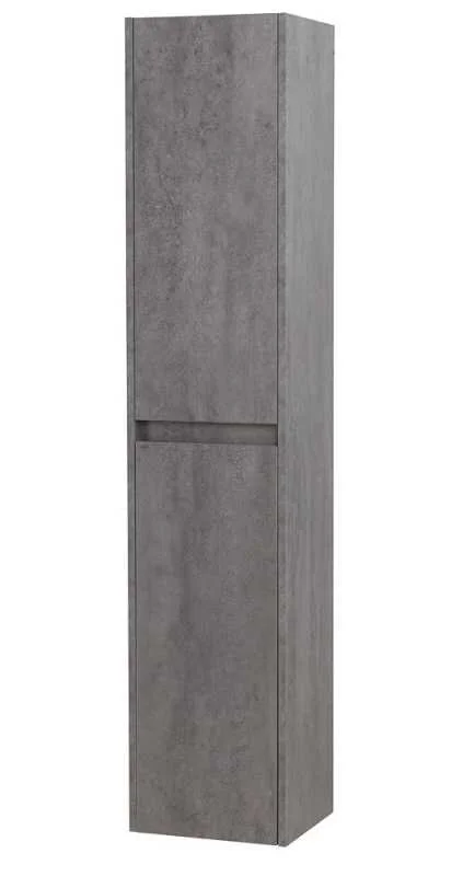 Шкаф-пенал подвесной BelBagno Kraft 33 см cemento grigio левосторонний - фото 3