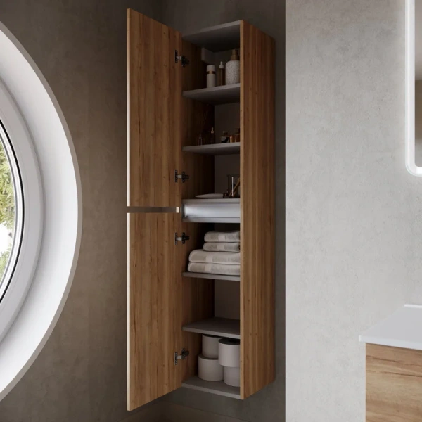 Шкаф-пенал подвесной Sancos Urban 35 см дуб галифакс - фото 3