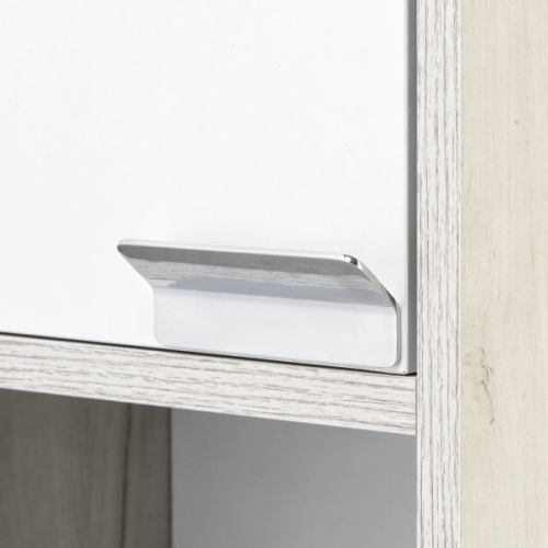 Шкаф подвесной Акватон Флай 35 см белый/дуб крафт, левый, современные, hi-tech - фото 4