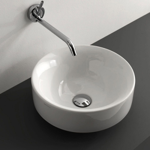 Раковина накладная белая Kerasan Cento, современные, hi-tech - фото 2