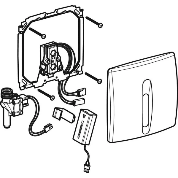 Кнопка для инсталляции для писсуара Geberit 115.817, 115.818 - фото 3