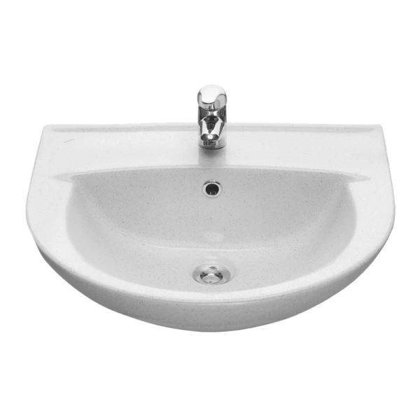 Раковина Santeri Виктория 56 см крап на белом - фото 1