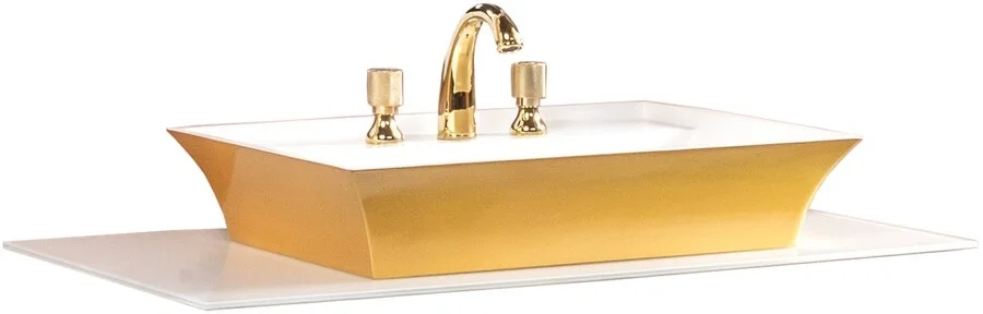 Столешница Boheme Lucido 100 см белая - фото 1